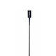image 2 of Shires Leather Horse Show Whip - Black - 24in