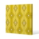 image 1 of Yellow Geometric (Canvas Print) 101 x 101 x 4cm