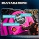 image 6 of HOMCOM 24V Kids Electric Motorbike with Twist Grip Throttle, Music, Horn - Pink