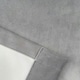 image 4 of Hampton Grey Velvet Curtains 90 x 108 inch (229 x 274 cm) 100% Blackout Eyelet Thermal Noise Reducing Curtains for Bedroom and Living Room