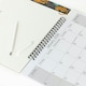 image 2 of 2026 Monthly Memo Board Calendar & Pen Leopard Design