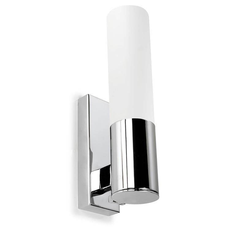 Dresde On 1 Light Bathroom Wall Light Chrome IP44, E14 - Special Offer