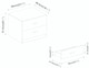 image 4 of White 2 Drawers Chest Cabinet | White | 1