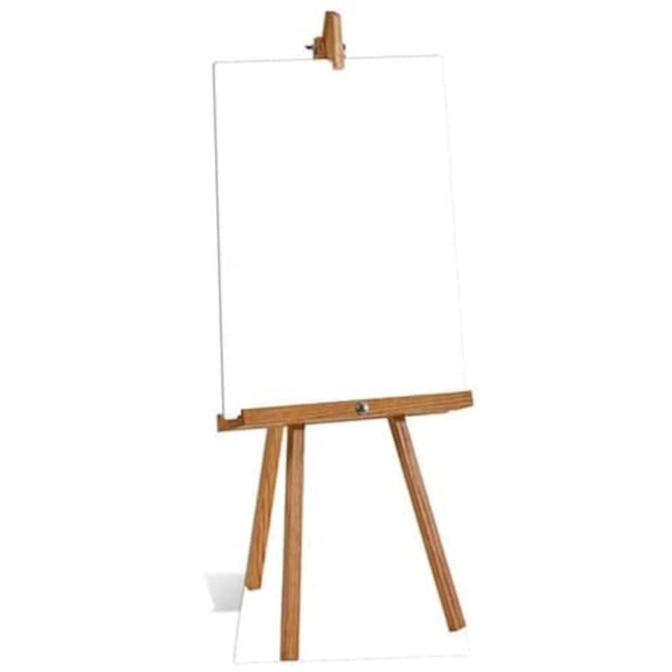 Small Blank Sign Easel Cardboard Cutout 151cm