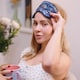 image 3 of SMUG Satin Sleep Mask - Blue Celestial Print