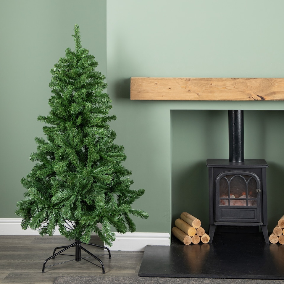 image 1 of 5ft (150cm) Imperial Pine Christmas Tree in Green with 340 tips 95cm Diameter