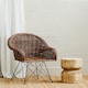 image 3 of Interiors by Premier Natural Croco Rattan Chair, Easy to Clean Outdoor Chair, Arm & Backrest Rattan Armchair, Eco-friendly Chair