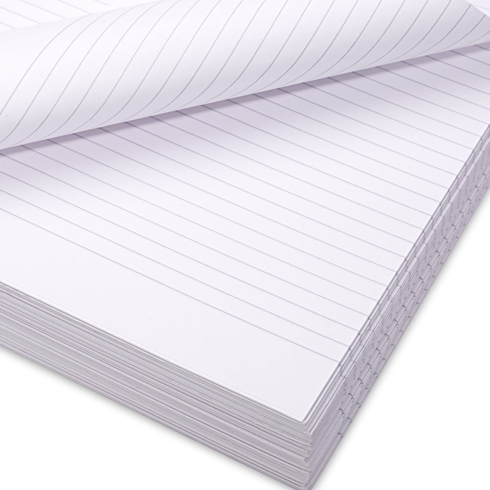 Rhino 500 Sheets 8mm Lined Hole Punched Loose Leaf Paper A4 5 Pack ...