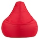 image 3 of Icon Dalton High Back Adult Gaming Indoor Outdoor Bean Bag Chair, Red