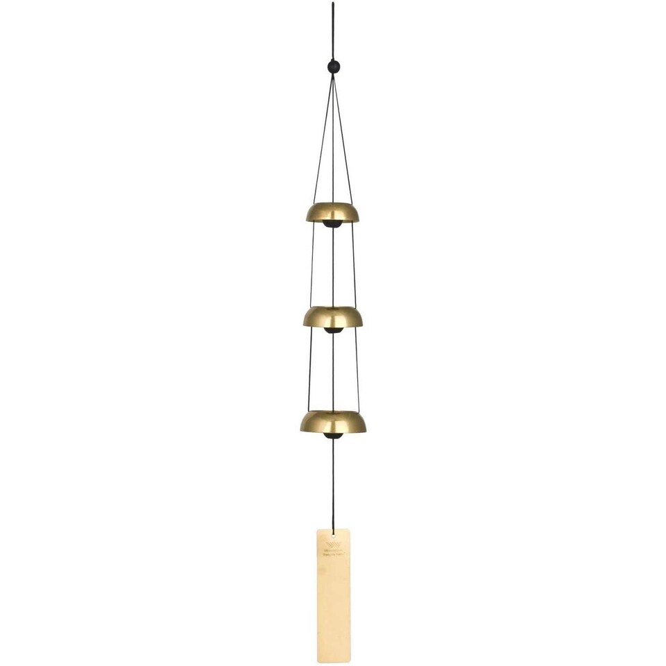 image 1 of Woodstock Chimes Wind Chime - Temple Bells Trio