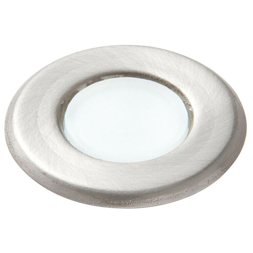 Loops IP67 Outdoor LED Ground Light 0.8W Daylight White Steel Flush Decking Floor Lamp