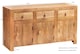 image 4 of Toko Light Mango Large Sideboard - Solid Mango Wood - L45 x W135 x H75 cm | Brown