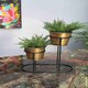 image 2 of 2in1 Gold Succulent Plant Pot
