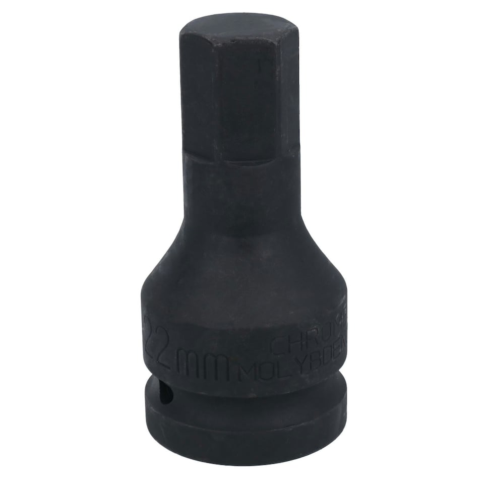 image 1 of 22mm 3/4" Drive Extra Deep Impact Hex Allen Key Socket Impacted 88mm Long