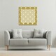 image 2 of Golden Semi Circles (Canvas Print) 61 x 61 x 4cm