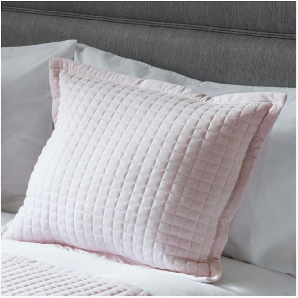 Belledorm Crompton Filled Cushion - Powder Pink - One Size