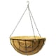 image 1 of Primrose Wire Criss Cross Hanging Basket Plant Pot Planter with Coco Liner 35cm