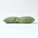 image 4 of Homescapes Forest Green Cotton Back Support Cushion | Green | Forest Green | H 58 x W 68 x D 15 cm
