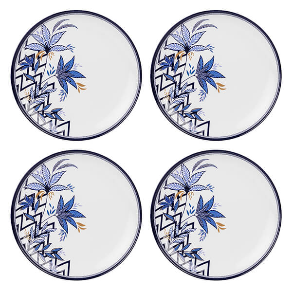 Sara Miller by Navigate Set of 4 Decorated Plates