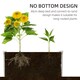 image 3 of Outsunny Garden Raised Bed Planter Grow Containers Flower Pot 60x60cm