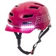 image 5 of AWETech LED USB Rechargeable In Mould Bike Helmet 360 MEGAVisibility Pink Medium 55-58cm Pink | M