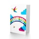 image 2 of Rainbow Origami Birds Thank You Card