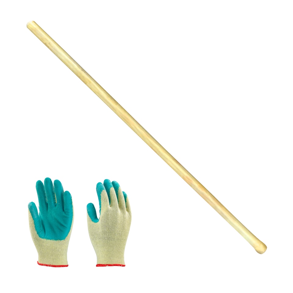 image 1 of Pegdev Chillington Style Hoe 48" Ash Handle with Gardening Gloves