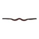 image 2 of Velociti Rapida EVO NL Leather Horse Headpiece - Havana - Cob