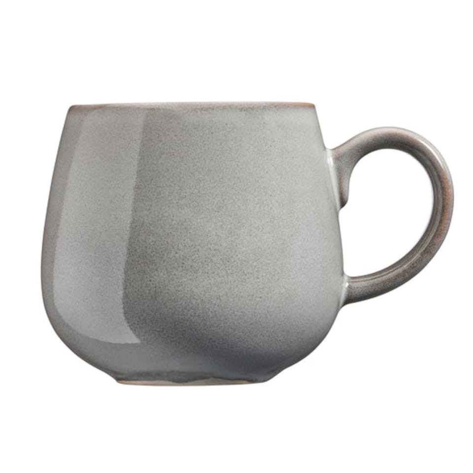 image 1 of Cooks Professional Set of 4 Nordic Stoneware Mugs 350ml with Reactive Glaze | Grey | 4