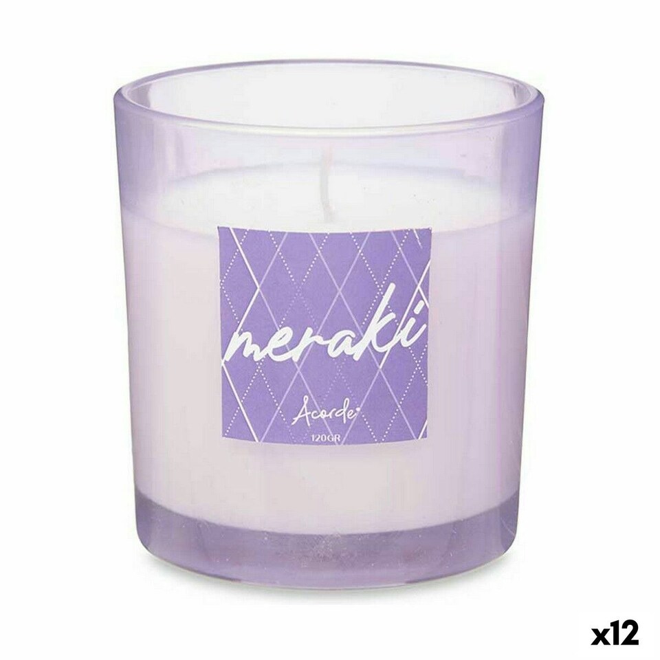 image 1 of Scented Candle Acorde 86487 Violet 120 g (12 Units) N/A