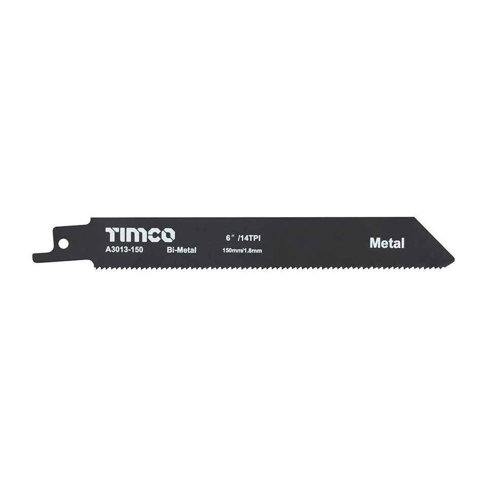 image 1 of Timco - Reciprocating Saw Blades - Metal Cutting - Bi-Metal (Size S922BF - 5 Pieces)