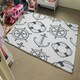 image 4 of Anchor & Wheel (Rug) | Black | S