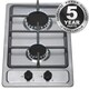 image 6 of SIA SSG302SS 30cm Stainless Steel Compact Domino Gas Hob With Cast Iron Supports