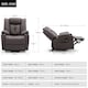 image 8 of Afton Technology Fabric Single Motor Rise Recliner Lift Mobility Chair (Brown)