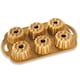 image 1 of Nordic Ware Anniversary Bundtlette Pan Gold