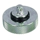 image 1 of 1/4in Drive Palm Ratchet Wrench Thumb Wheel Socket Holder Knurled Grip