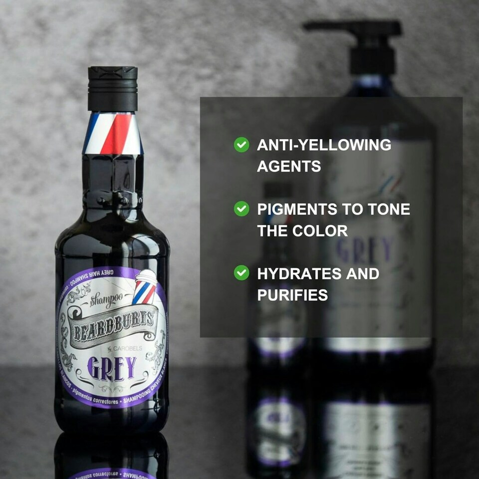 image 1 of Beardburys Grey Shampoo 330ml
