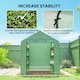 image 6 of Outsunny Walk-in Garden Greenhouse Shelves Polytunnel Steeple Grow House