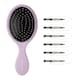 image 3 of Brushworks Luxury Purple Hair Styling Set