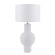 image 9 of Meredith White Ceramic Table Lamp White