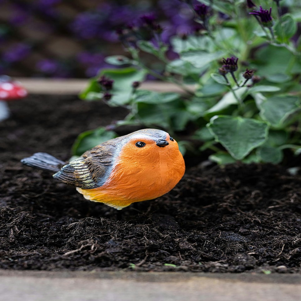 image 1 of Marco Paul Robin Redbreast Resin 2pc