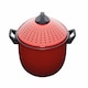image 1 of KitchenCraft Pasta Pot Red Carbon Steel 4L