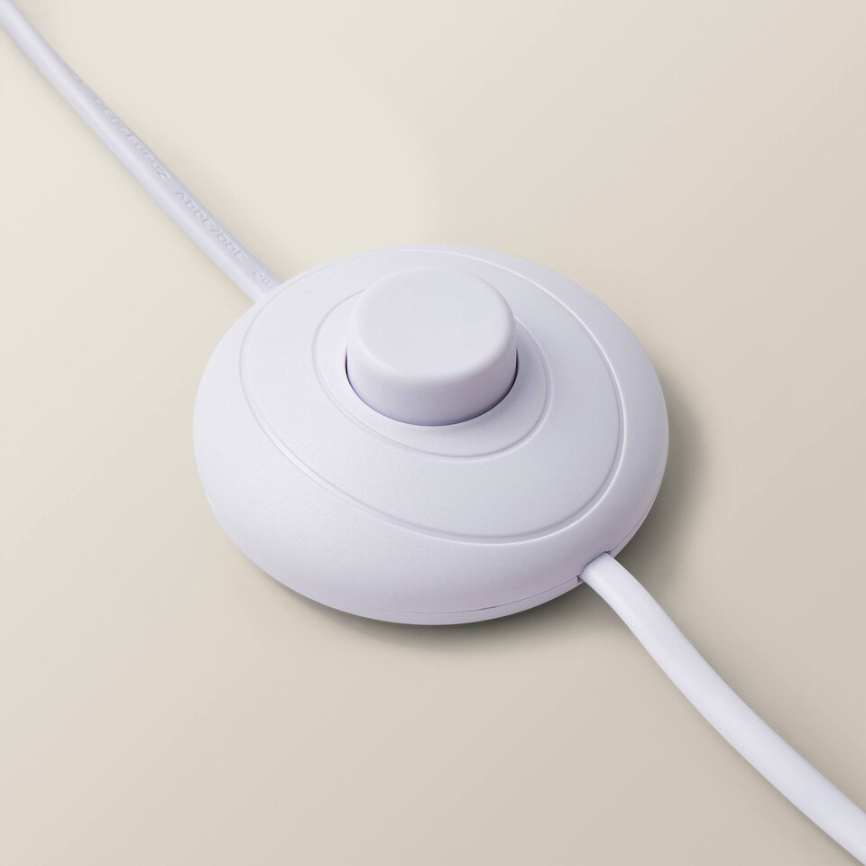 image 1 of ValueLights Clipper Brown Floor Lamp With Beige Shade