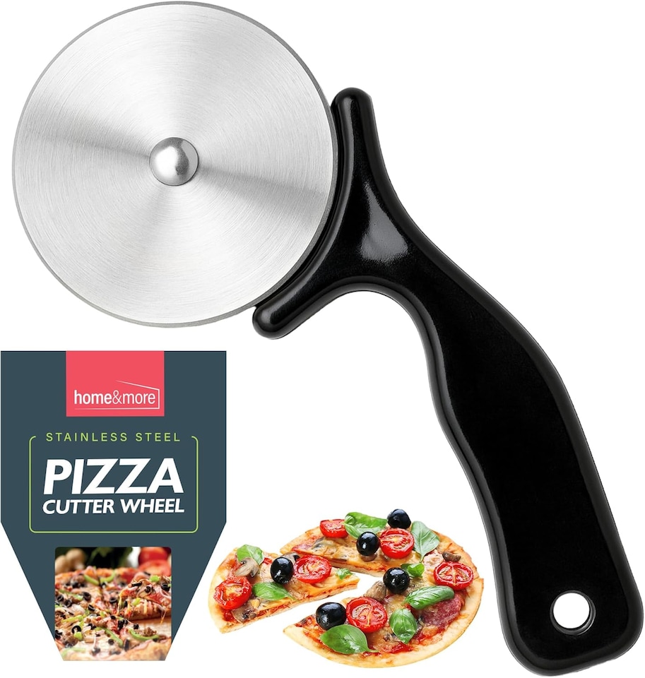 image 1 of Pizza Cutter Wheel – Stainless Steel Pizza Slicer for Easy Cutting & Serving, Food-Grade, Dishwasher-Safe Kitchen Tool