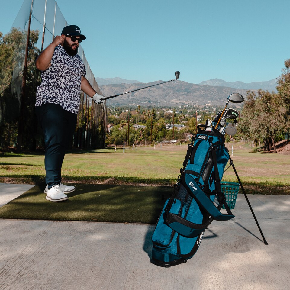 image 1 of El Camino Golf Bag - Cobalt Blue