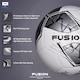 image 5 of Precision Fusion FIFA Basic Training Ball - 4 - White/Silver/Black/White - Precision - PRF2624 White