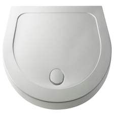 Balterley Premium D Shape Shower Tray | White | White | 1