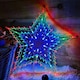 image 3 of 50cm Multi Colour LED Window Star Light Up Indoor/Outdoor Christmas Decorations