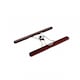 image 8 of Pack of 10 Brown Wooden Non-Slip Clothes Garment Coat Skirt Trouser Hangers