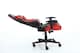 image 3 of Pro GT Reclining Sports Racing Office Desk Faux Leather Gaming Chair (Red)